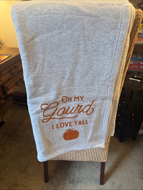 Other - Oh My Gourd Fall sweatshirt Throw Blanket